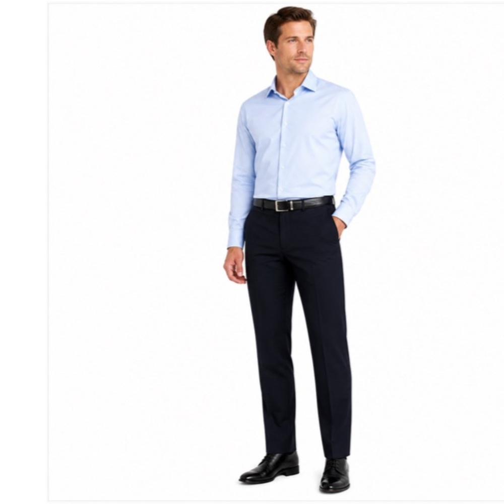 NWT Dockers Pleasted Relaxed Fit Cuffed Dress Pants Sz 36 x 29